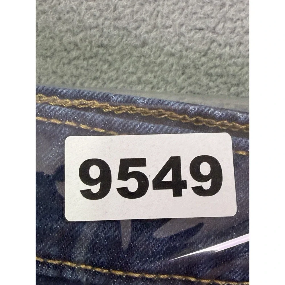 Old Navy Jeans Womens 8 Short Blue Dark Wash Mid Rise Wow Bootcut Stretch